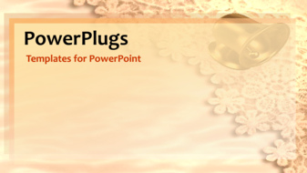 PowerPoint Template - A wedding bell background